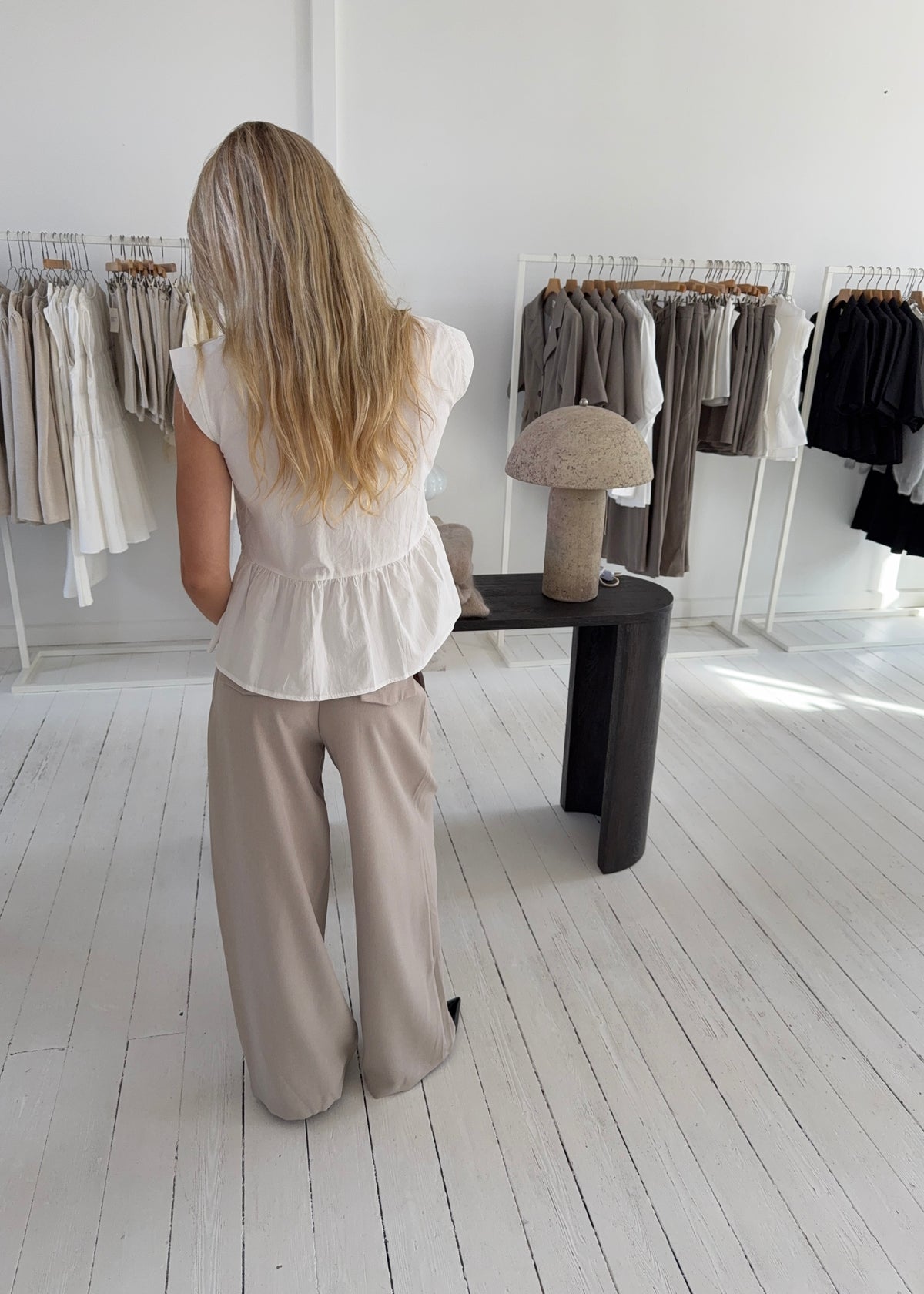 Classic-MAGDA Pants - Grå