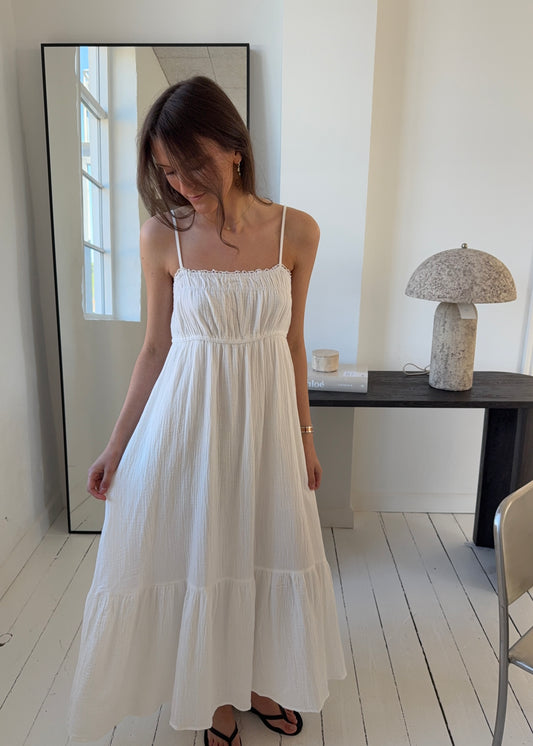 JOSEPHINE DRESS - Hvid