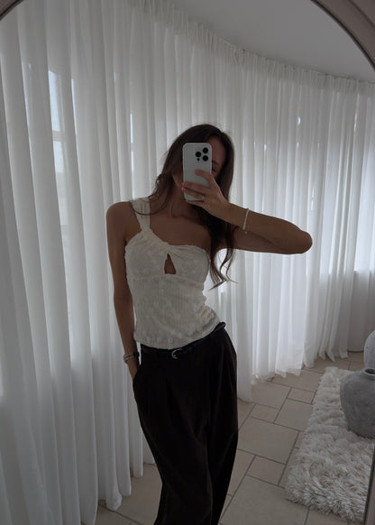 Rose-MAGDA Top- Cream