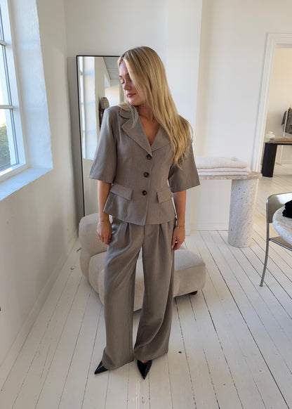 Classic-MAGDA Pants - Brun