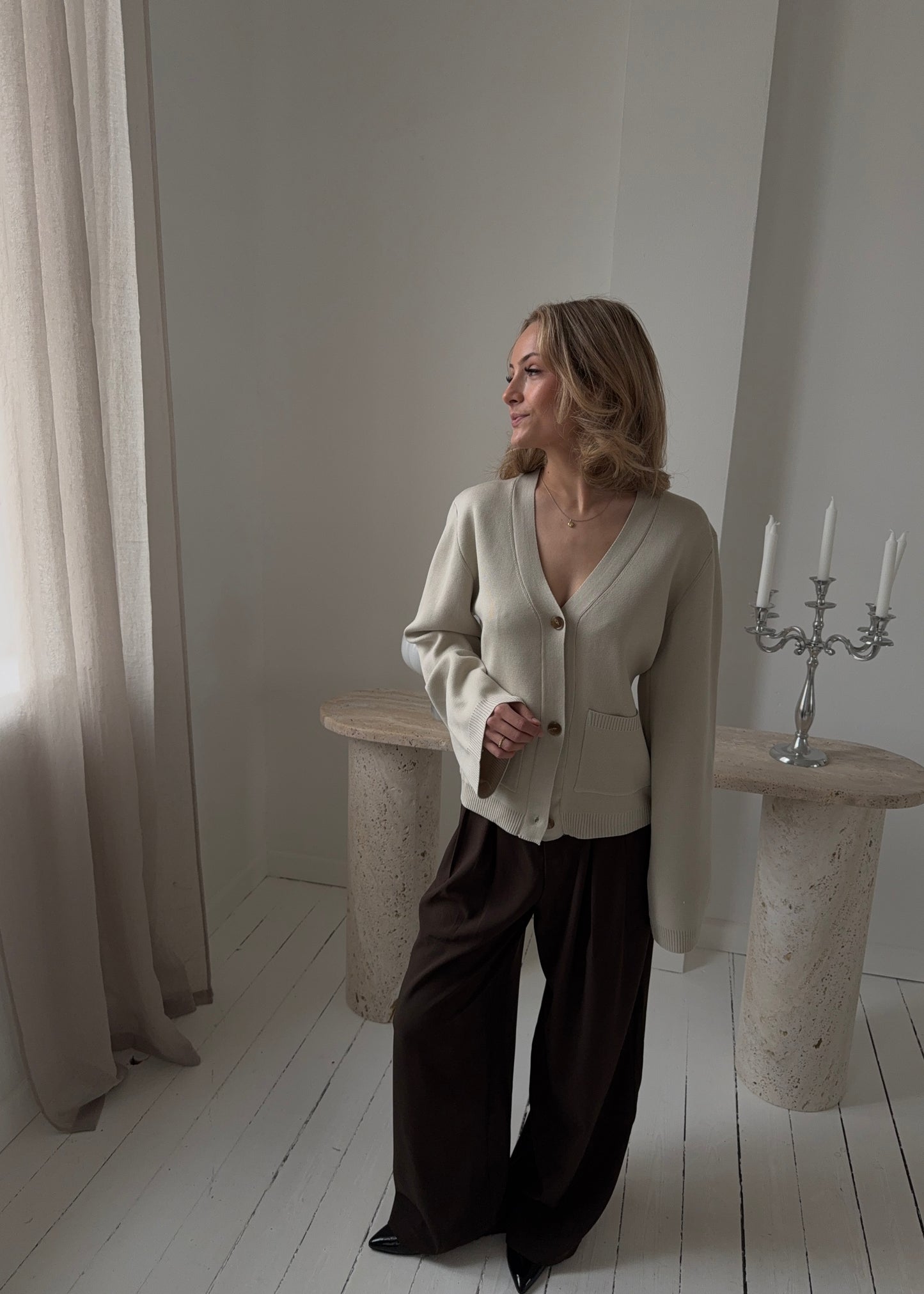 ANGEL CARDIGAN - Beige