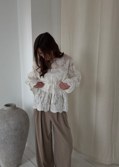 Hannah-MAGDA Skjorte - Hvid