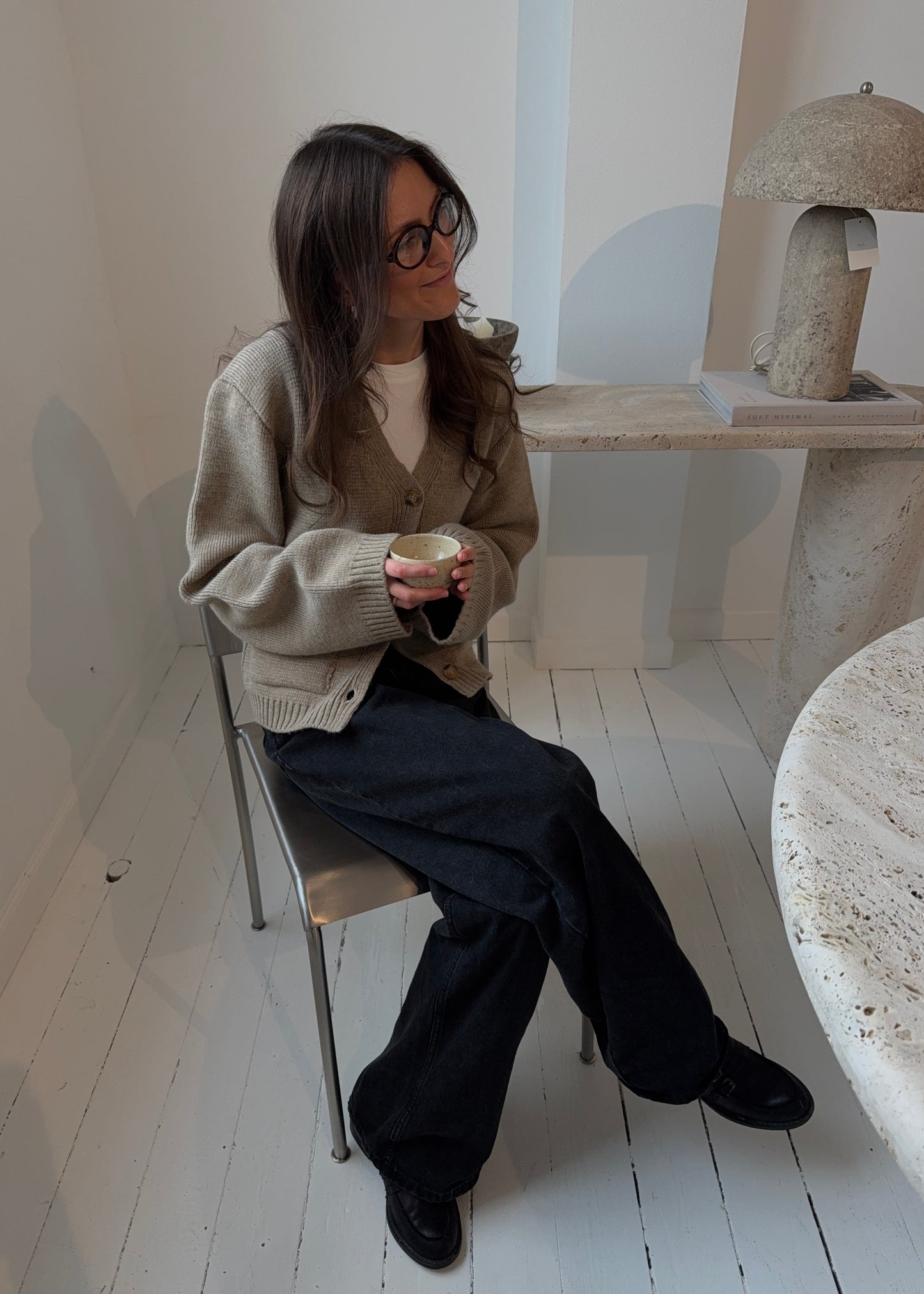 Elma-MAGDA Cardigan - Beige