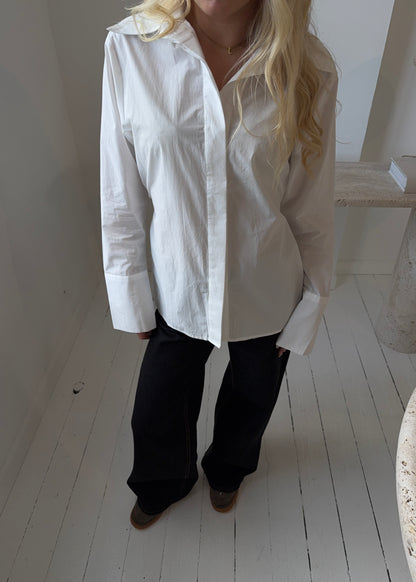 ROSA FITTED SHIRT - Hvid