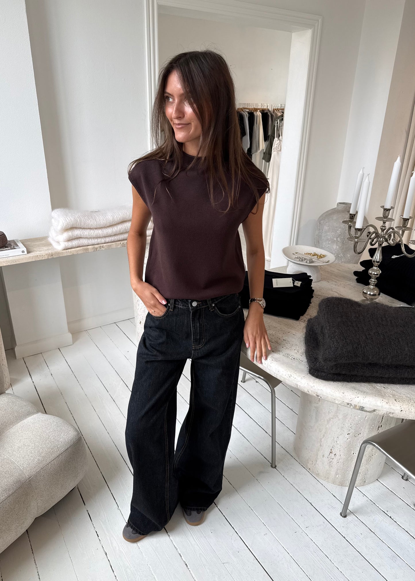 ZOE TOP - Brun