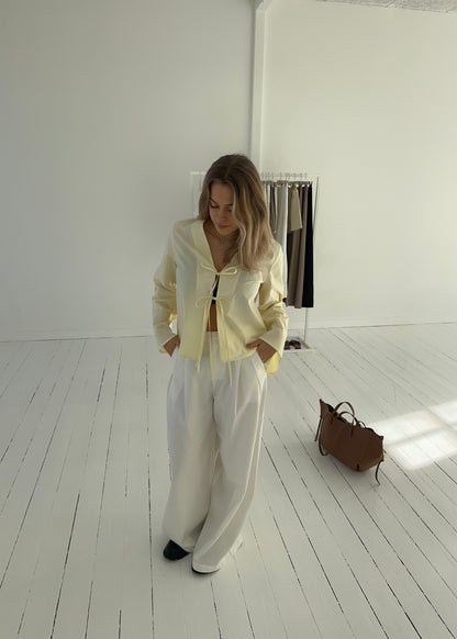 CELINA SKJORTE - Lysegul