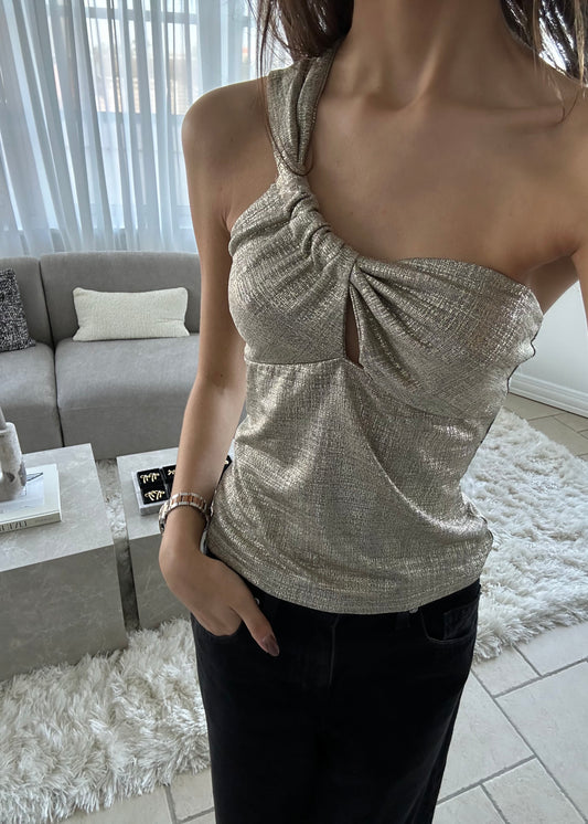 GLITTER ROSE TOP