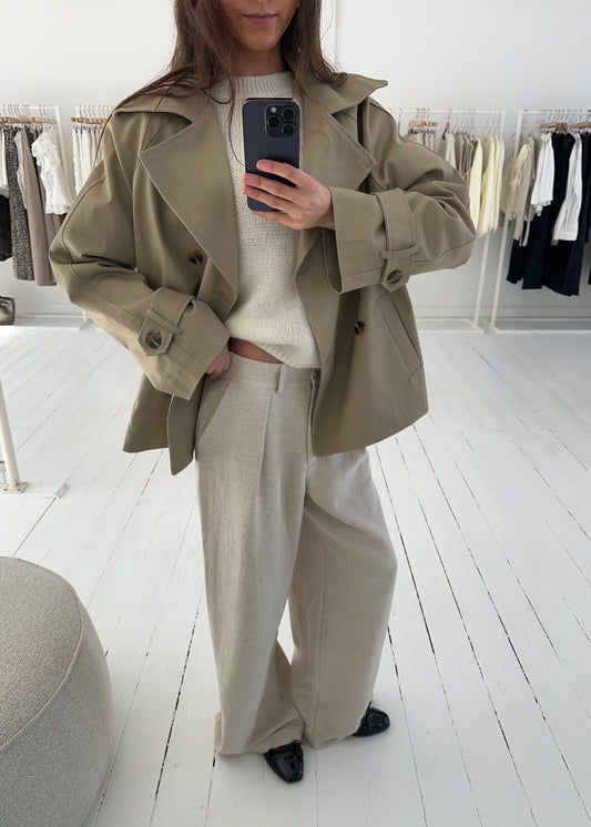 Short-MAGDA Trenchcoat - Beige