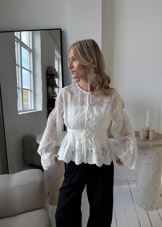 Hannah-MAGDA Skjorte - Hvid
