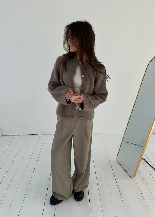 Luna-MAGDA Cardigan - Brun