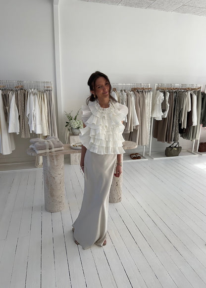 MATHILDE MAXI SKIRT - Beige